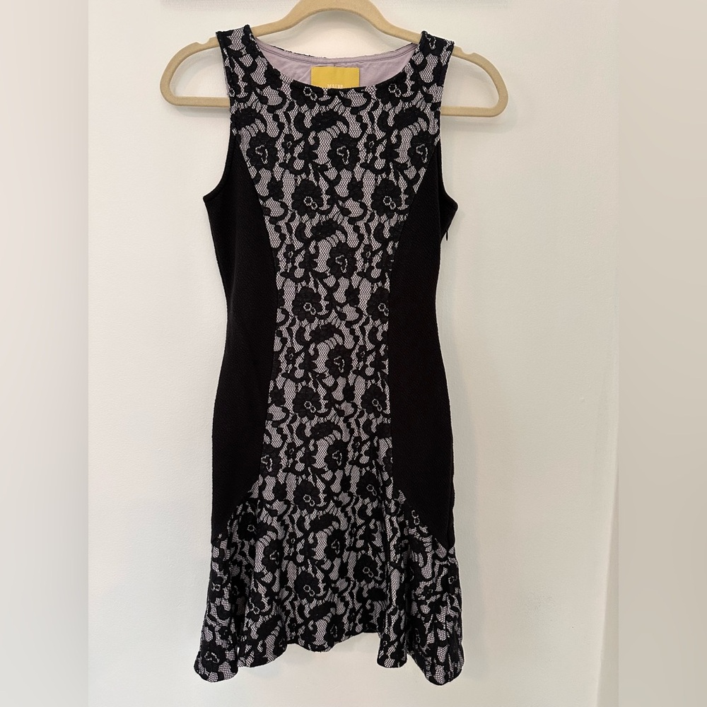 Anthropologie Maeve Fit and Flare Mini Dress - Size XS - Very Good Condition
